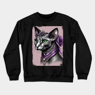 Regal Sphynx Queen Crewneck Sweatshirt